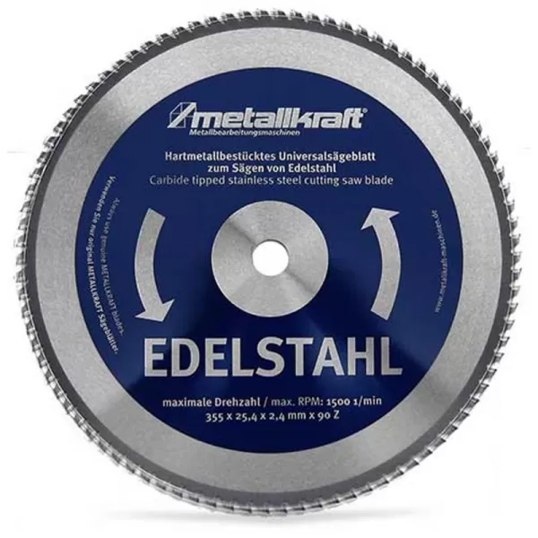Pilový kotouč na ušlechtilou ocel 355mm Metallkraft 3853503