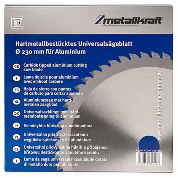 Pílový kotúč na hliník 230 mm Metallkraft 3850232