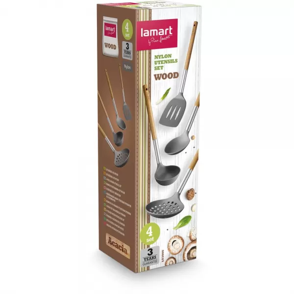 Set kuch. náčiní 4ks Wood LAMART LT3900
