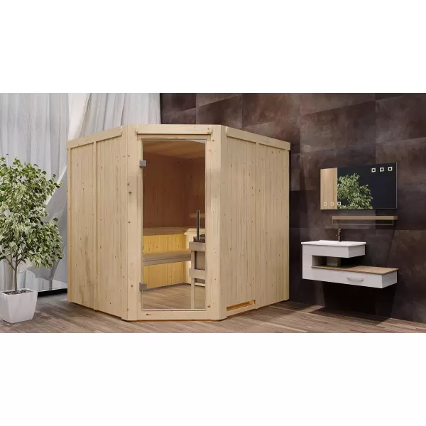 Finská sauna KARIBU JARIN (85636) LG3984