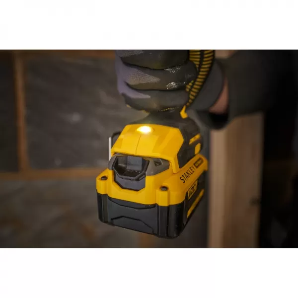 Bezuhlíková aku vrtačka s příklepem 18V/2x2,0Ah STANLEY FATMAX V20 SFMCD716D2T