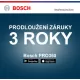 Predĺžená záruka Bosch na 3 roky (registrácia tovaru do 4 týždňov)