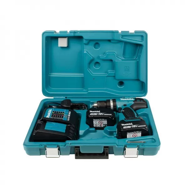 Aku rázový skrutkovač 18V 2x3,0Ah Makita DHP453SFE