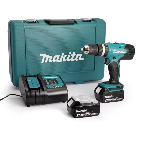 Aku rázový skrutkovač 18V 2x3,0Ah Makita DHP453SFE