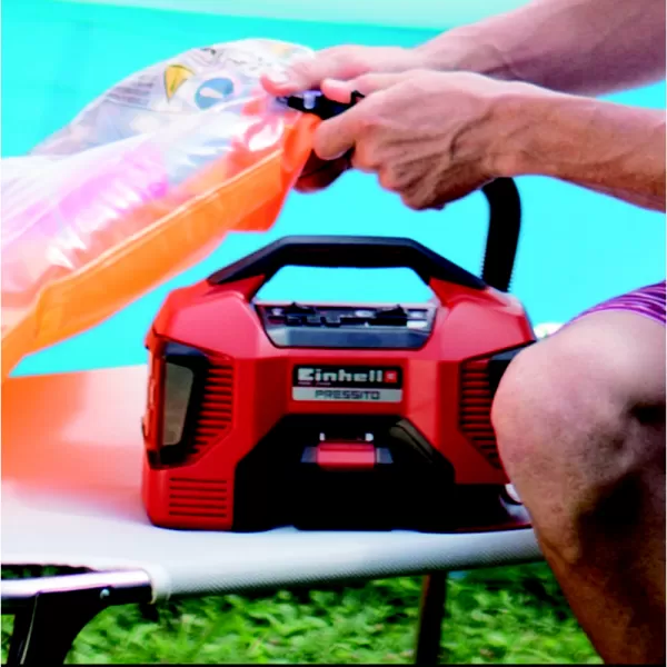 Aku hybridní kompresor 18V/bez aku PRESSITO Einhell 4020460