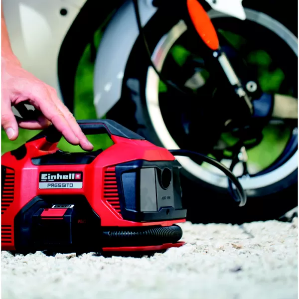 Aku hybridní kompresor 18V/bez aku PRESSITO Einhell 4020460