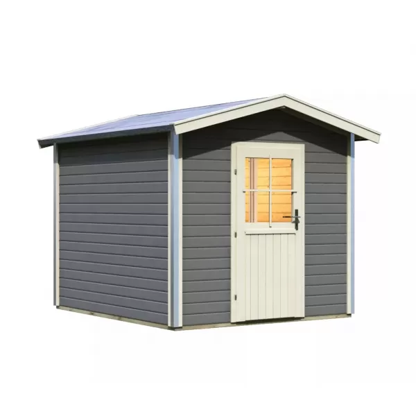 Finská sauna KARIBU BOSS 1 (87488) s předsíní terragrau LG4003