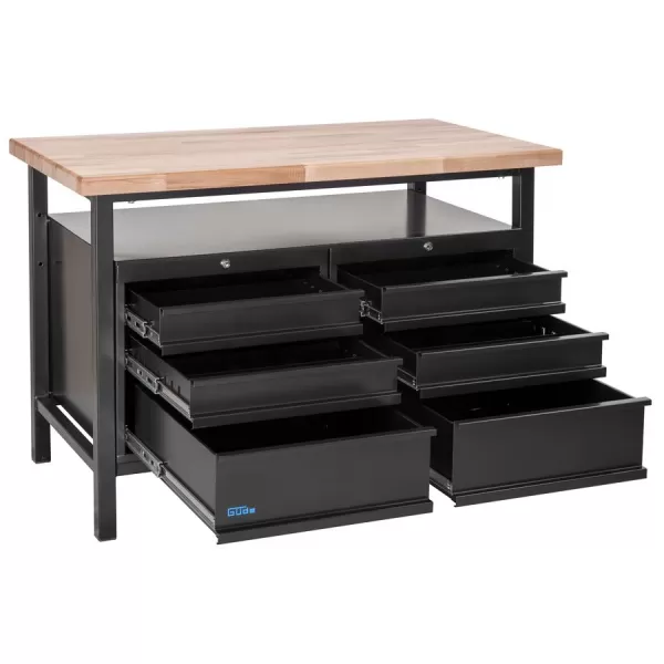 Dílenský stůl P 1200 SS Black Line Güde 40839