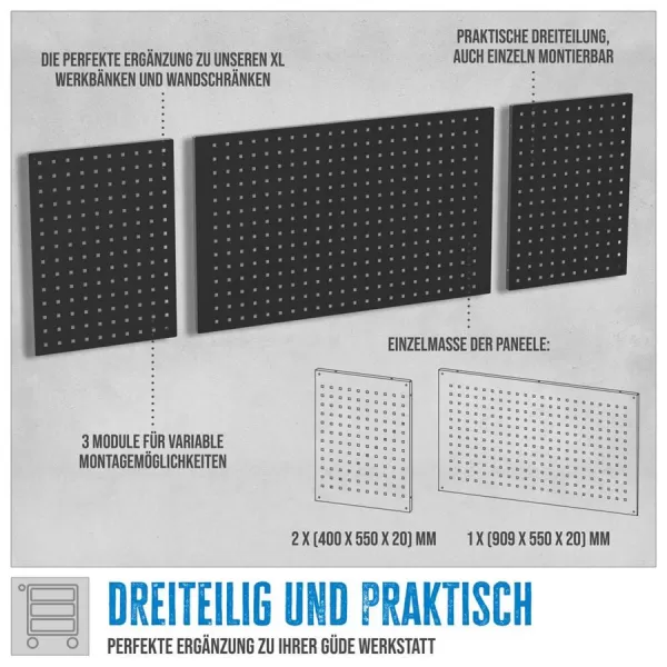 Závěsná deska set GL 1709 XL Güde 40464
