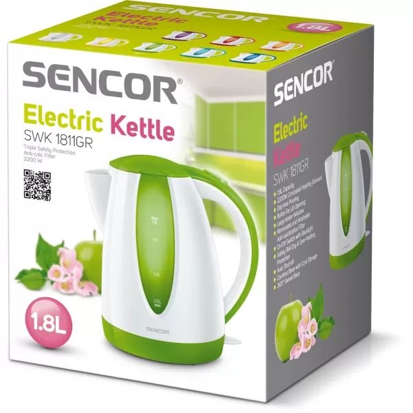 Rýchlovarná kanvica SENCOR SWK 1811GR