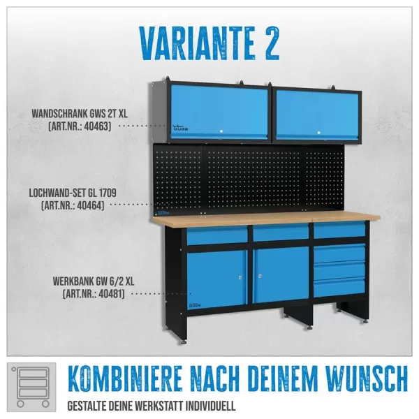 Závěsná deska set GL 1709 XL Güde 40464