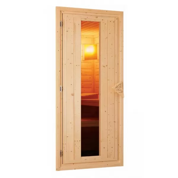 Finská sauna KARIBU HYTTI 1 (93861) natur LG4122