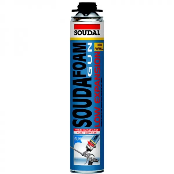 Montážna polyuretánová pena Soudal 750ml Soudal SOUDAFOAM Gun Low Expansion