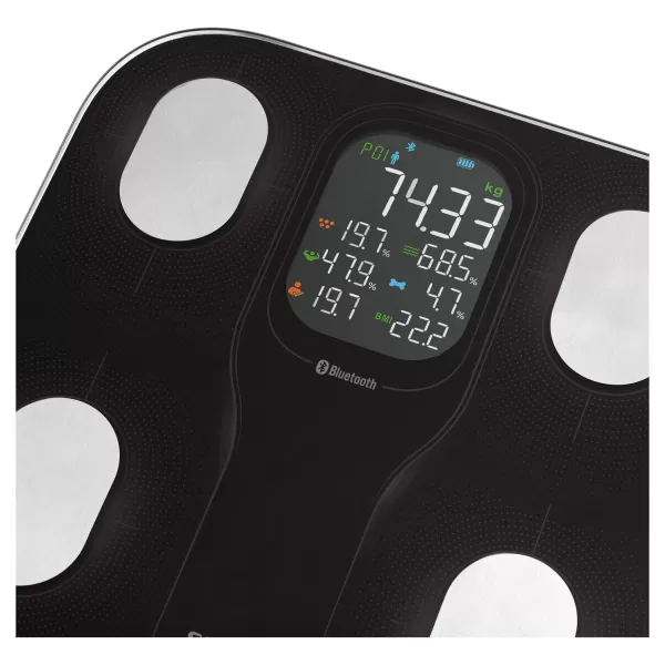 Chytrá osobní fitness váha s velkým displejem SENCOR SBS 9002BK
