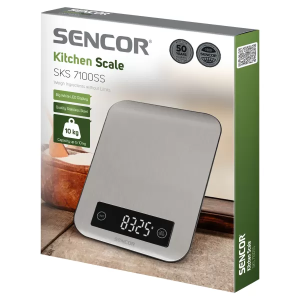 Chytrá kuchyňská váha SENCOR SKS 7100SS
