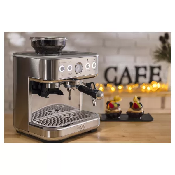 Pákový espresso kávovar s mlýnkem na kávu SENCOR SES 6010SS