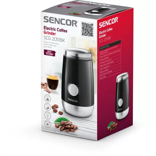 Kávomlýnek SENCOR SCG 2051BK