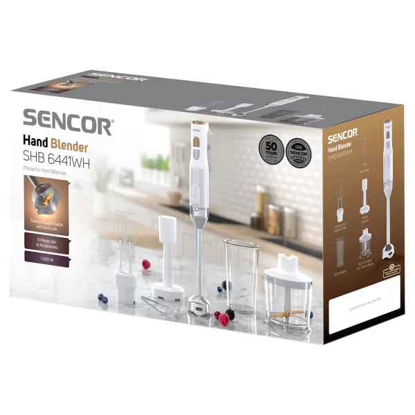 Ručný mixér SENCOR SHB 6441WH