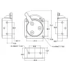 Magnetická kostka TMC70 ALFRA 41070