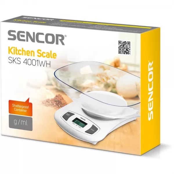 Kuchyňská váha SENCOR SKS 4001WH