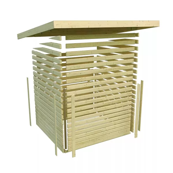 Finská sauna KARIBU HYTTI 1 (93861) natur LG4122