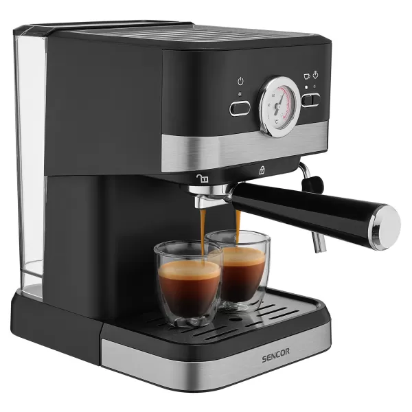 Kávovar na Espresso/Cappuccino SENCOR SES 1721BK