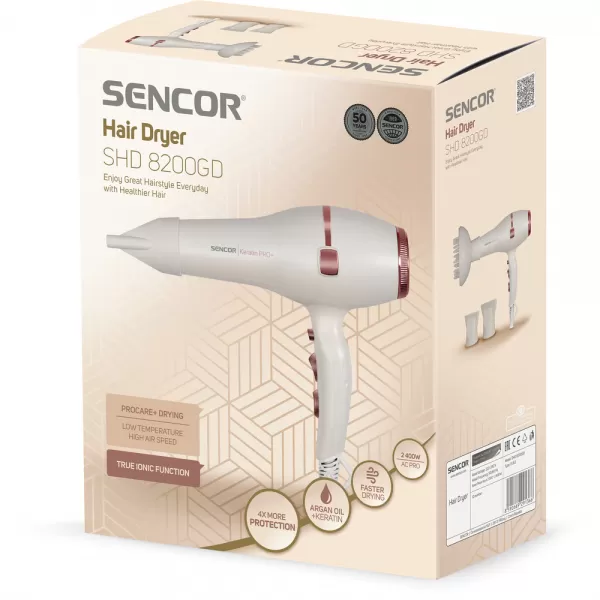 Vysoušeč vlasů SENCOR SHD 8200GD