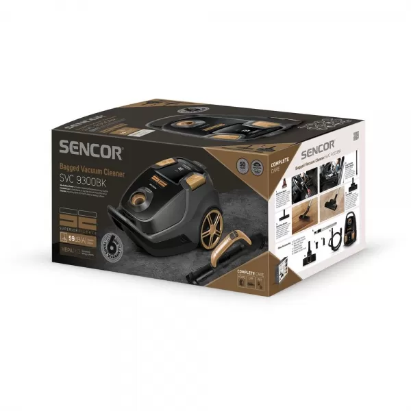Vysavač SENCOR SVC 9300BK 4AAAA EcoPower