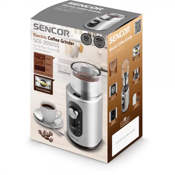 Mlynček na kávu SENCOR SCG 1050BK