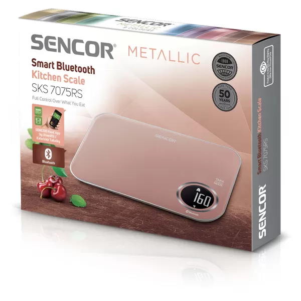 Chytrá kuchyňská váha SENCOR SKS 7075RS
