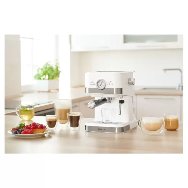 Kávovar na Espresso/Cappuccino SENCOR SES 1720WH