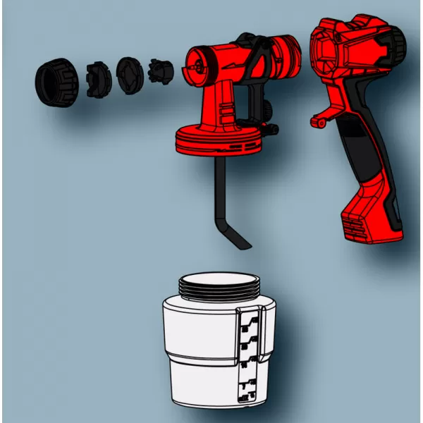 Systém pro postřik barvou TC-SY 600 S Einhell 4260015