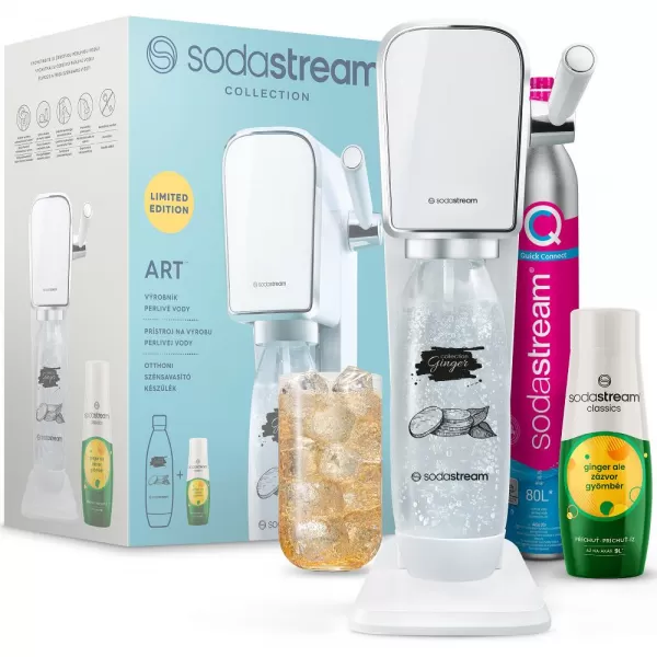 Výrobník perlivé vody Sodastream ART White Ginger Ale Mpack 42007331