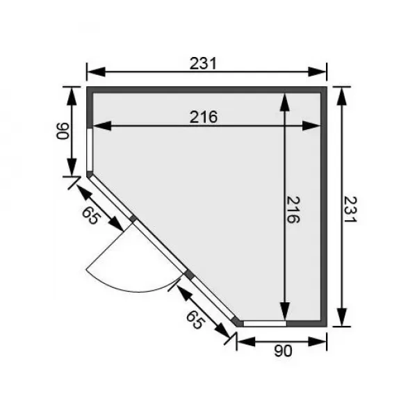 Finská sauna KARIBU ALCINDA (6109) LG4211