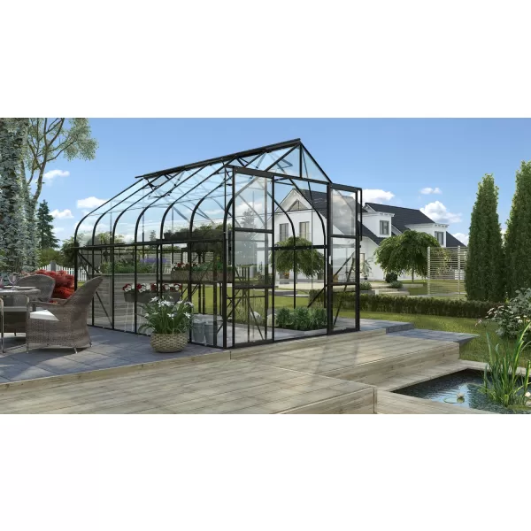 Skleník VITAVIA DIANA 9900 čiré sklo 3 mm černý LG4236