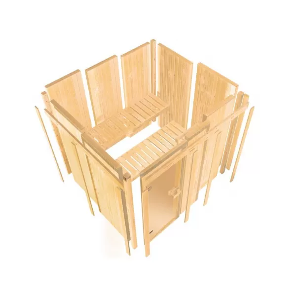 Finská sauna KARIBU BODO (6192) LG4264