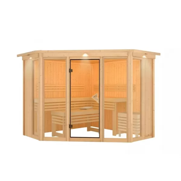 Finská sauna KARIBU ALCINDA (6109) LG4211