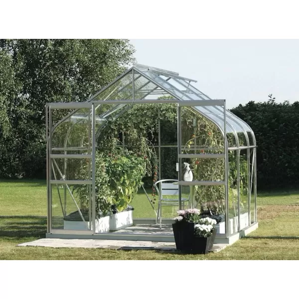 Skleník VITAVIA DIANA 5000 sklo číre 3mm strieborná LG4223