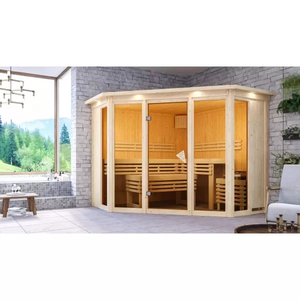 Finská sauna KARIBU ALCINDA (6109) LG4211