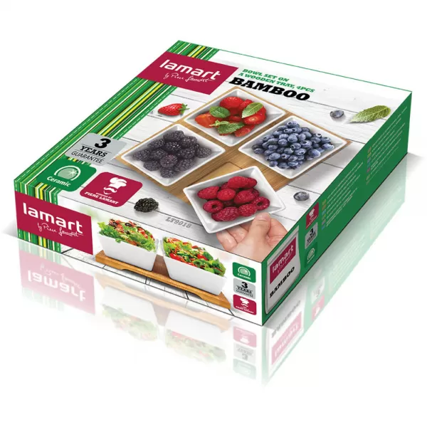 Sada 4 misiek BAMBOO LAMART LT9018