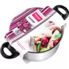 Kastrol s poklicí 22cm stříbrná LAMART LTB2212