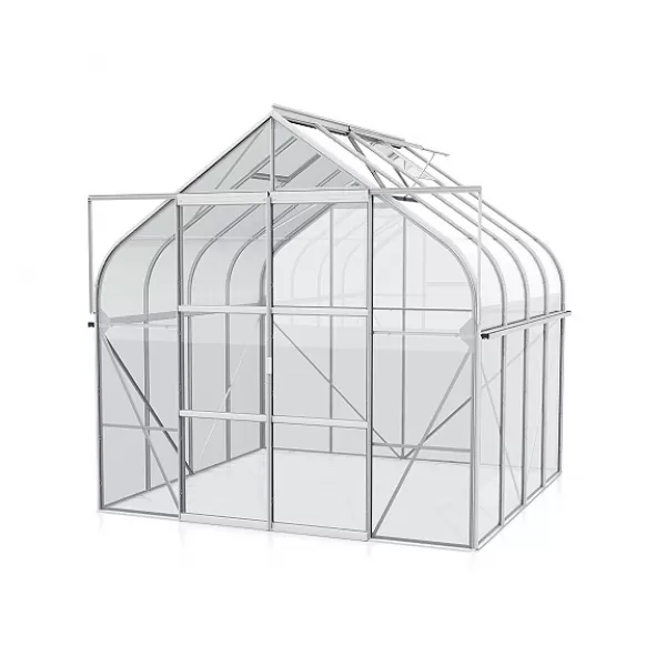 Skleník VITAVIA DIANA 6700 čiré sklo 3 mm stříbrný LG4218