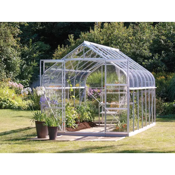 Skleník VITAVIA DIANA 11500 číre sklo 3 mm strieborný LG4240