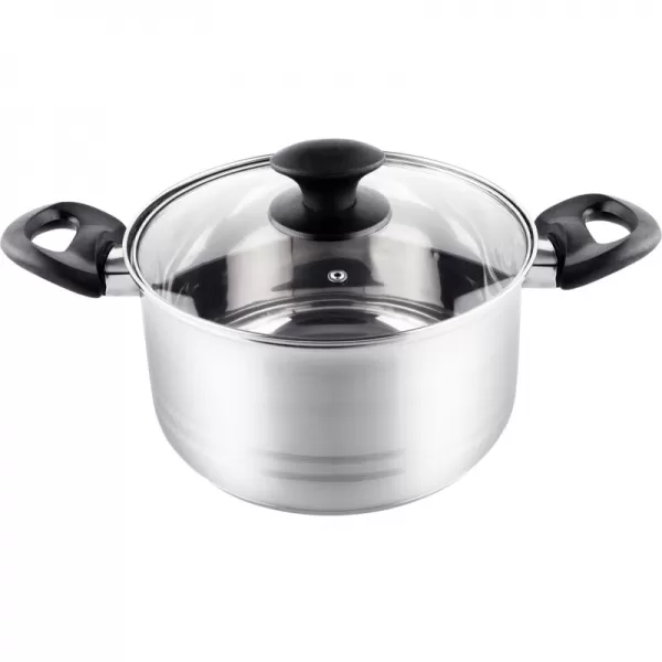 Kastrol s poklicí 20cm stříbrná LAMART LTB2011