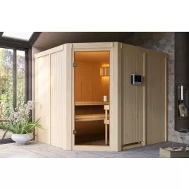 Finská sauna KARIBU HORNA (6196) LG4260