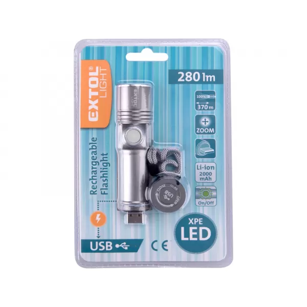 Svítilna 280lm XPE LED EXTOL LIGHT 43141