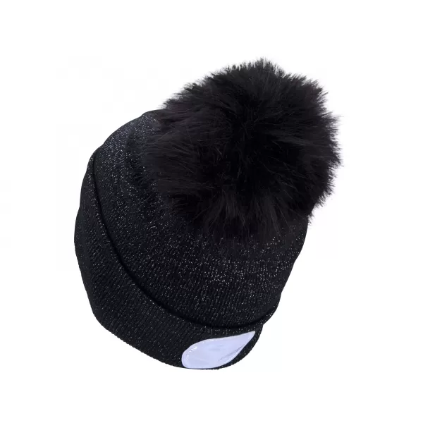 Čiapka na hlavu sivá/glitrová s brmbolcom EXTOL LIGHT 43196