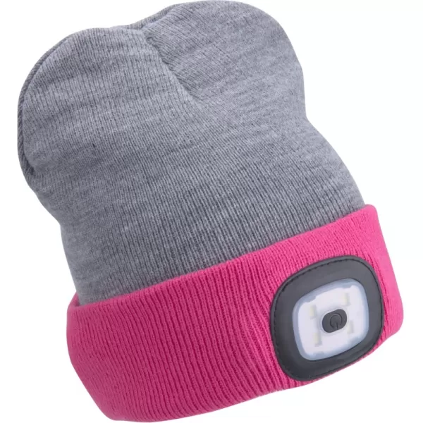 Čepice s čelovkou sv.šedá/růž, oboustranná EXTOL LIGHT 43197