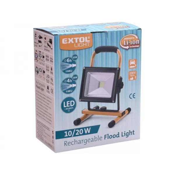 Reflektor LED nabíjecí s podstavcem EXTOL PREMIUM 43125