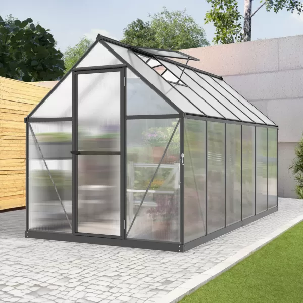 Skleník LANITPLAST SARANA 6x12 PC 4 mm černý LG4335
